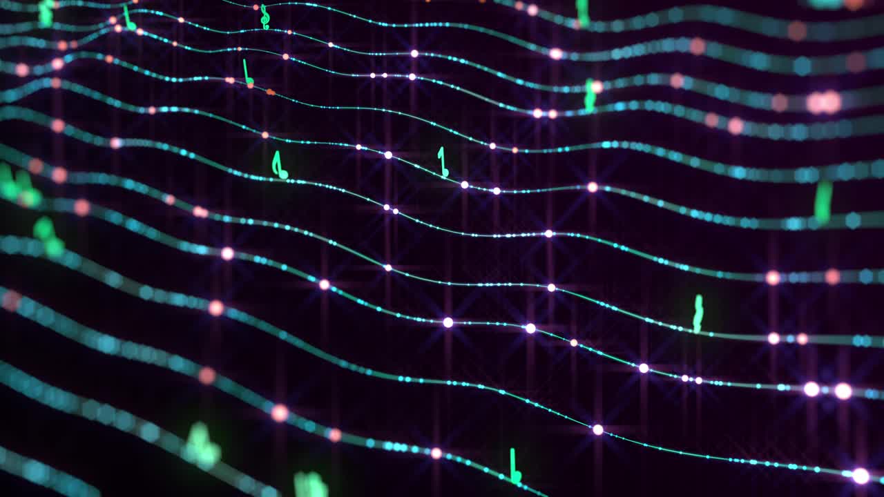 音樂(lè)音符摘要背景