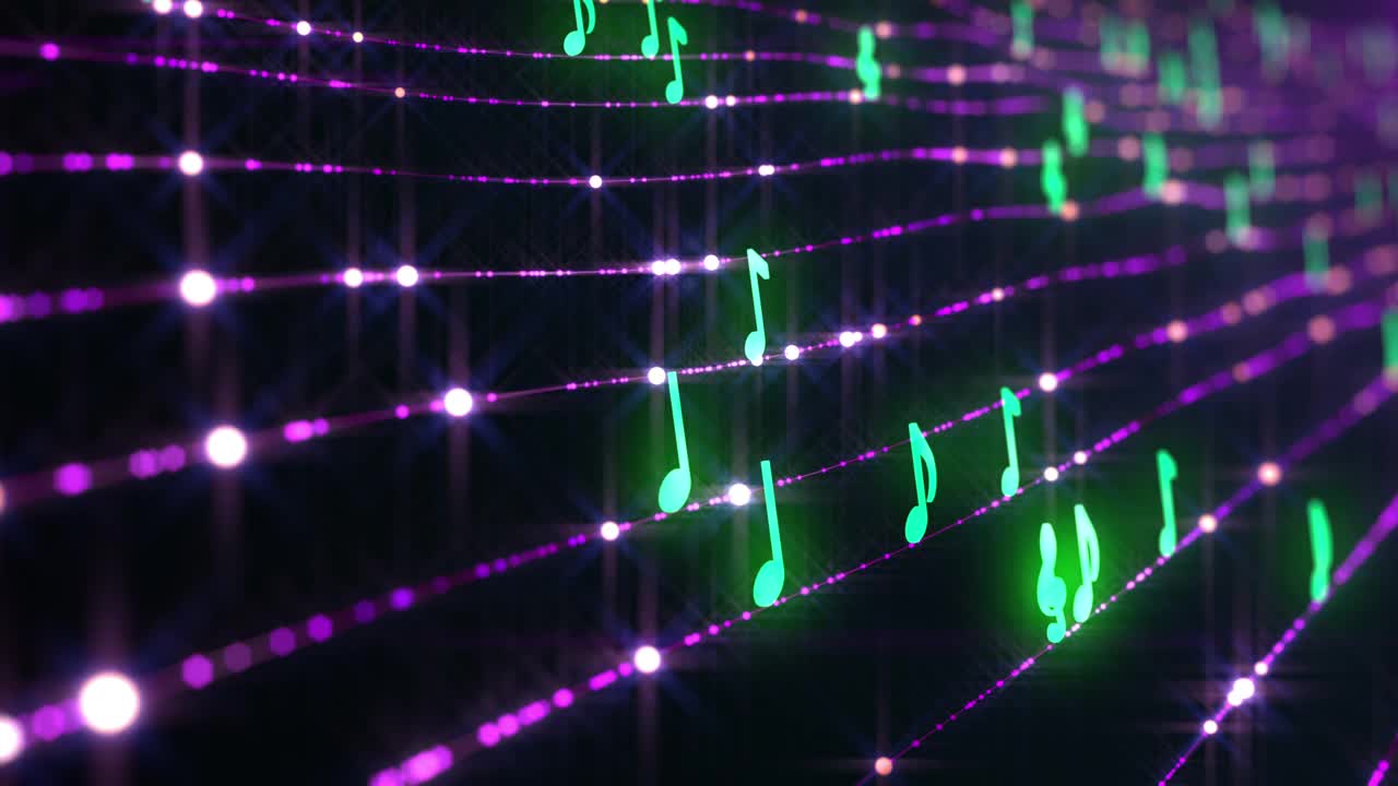 音乐音符摘要背景