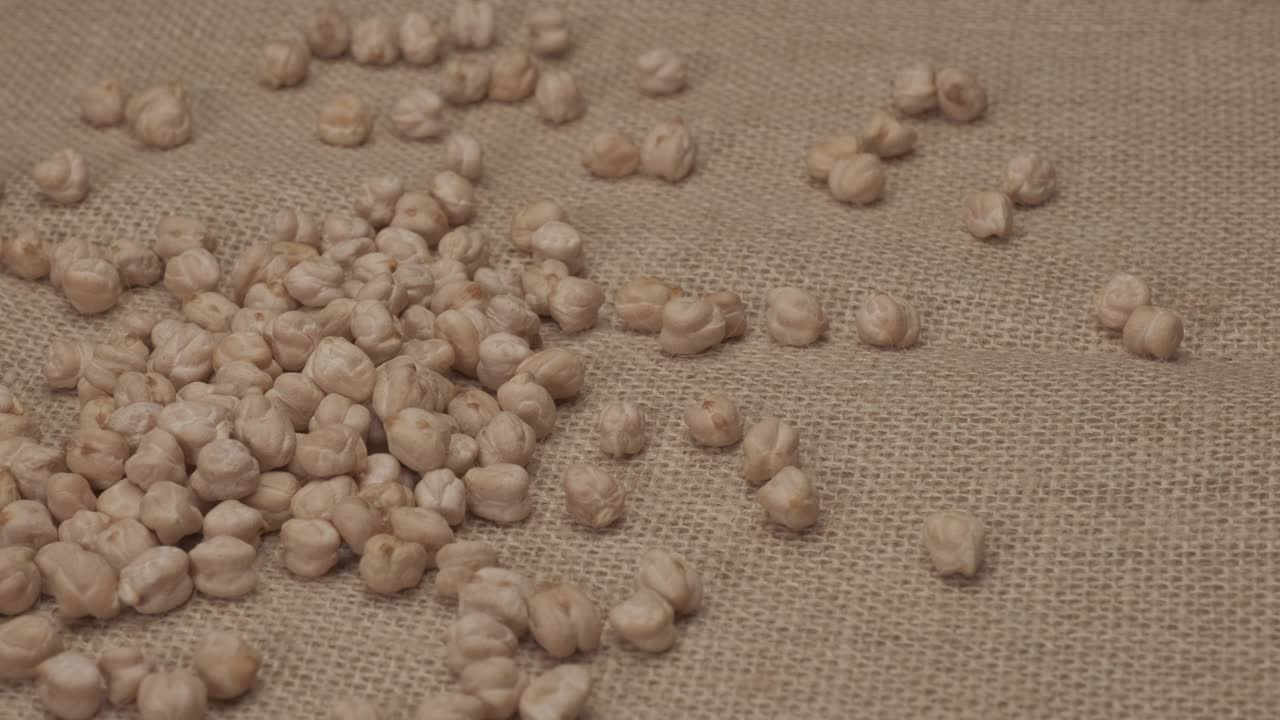 干鹰嘴豆豆类旋转黄麻