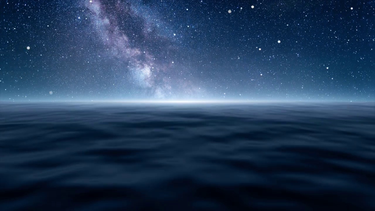 详情图-夜晚美丽的海洋幻想
