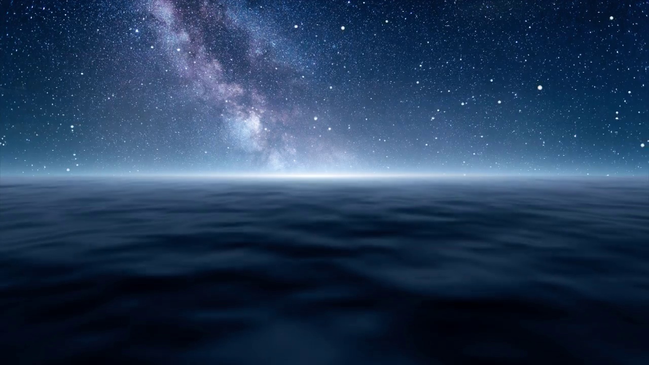 详情图-夜晚美丽的海洋幻想