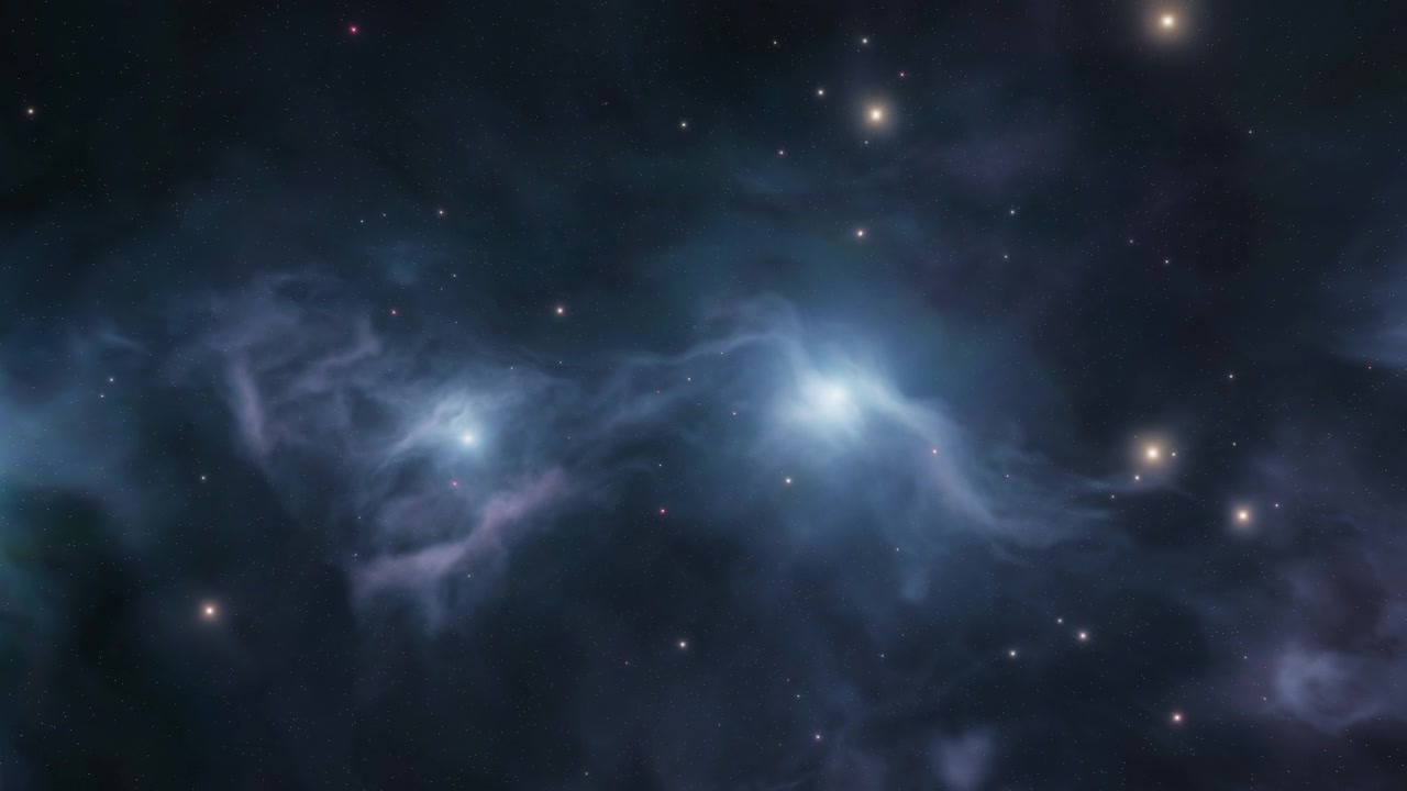 詳情圖-抽象的深空星云背景