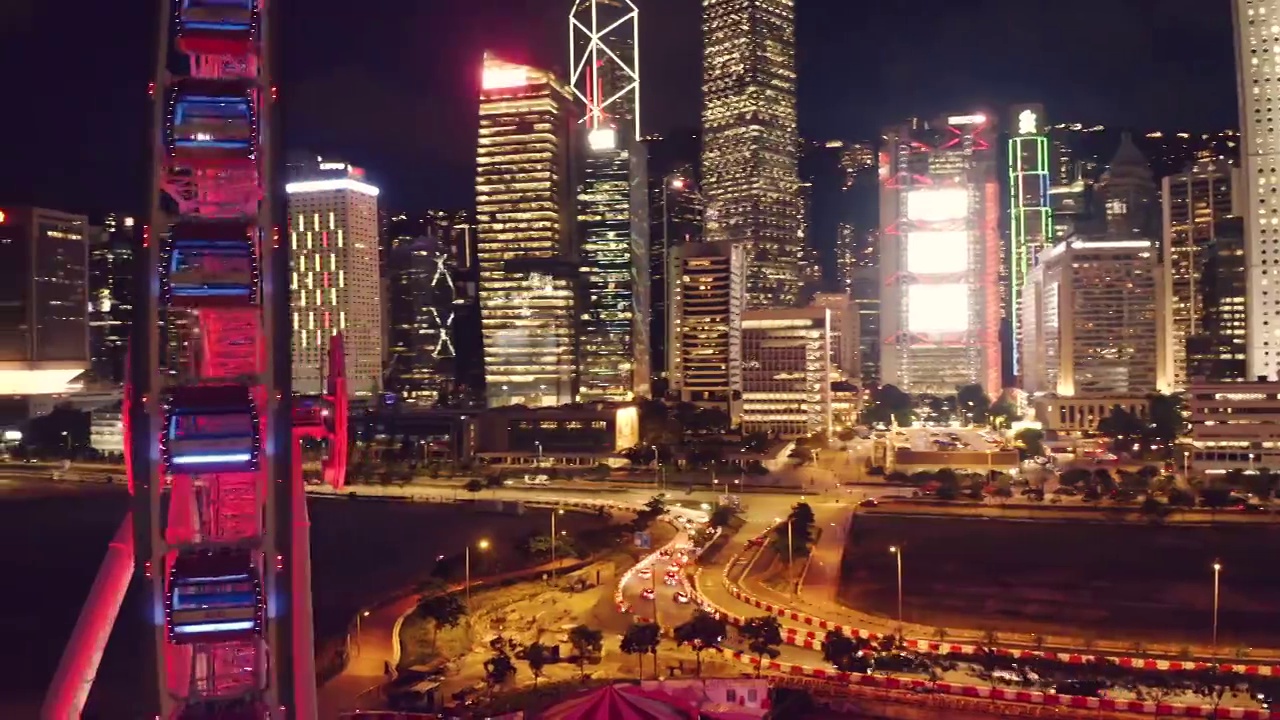 详情图-香港维多利亚港鸟瞰图