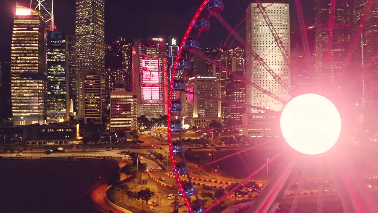 详情图-香港维多利亚港鸟瞰图