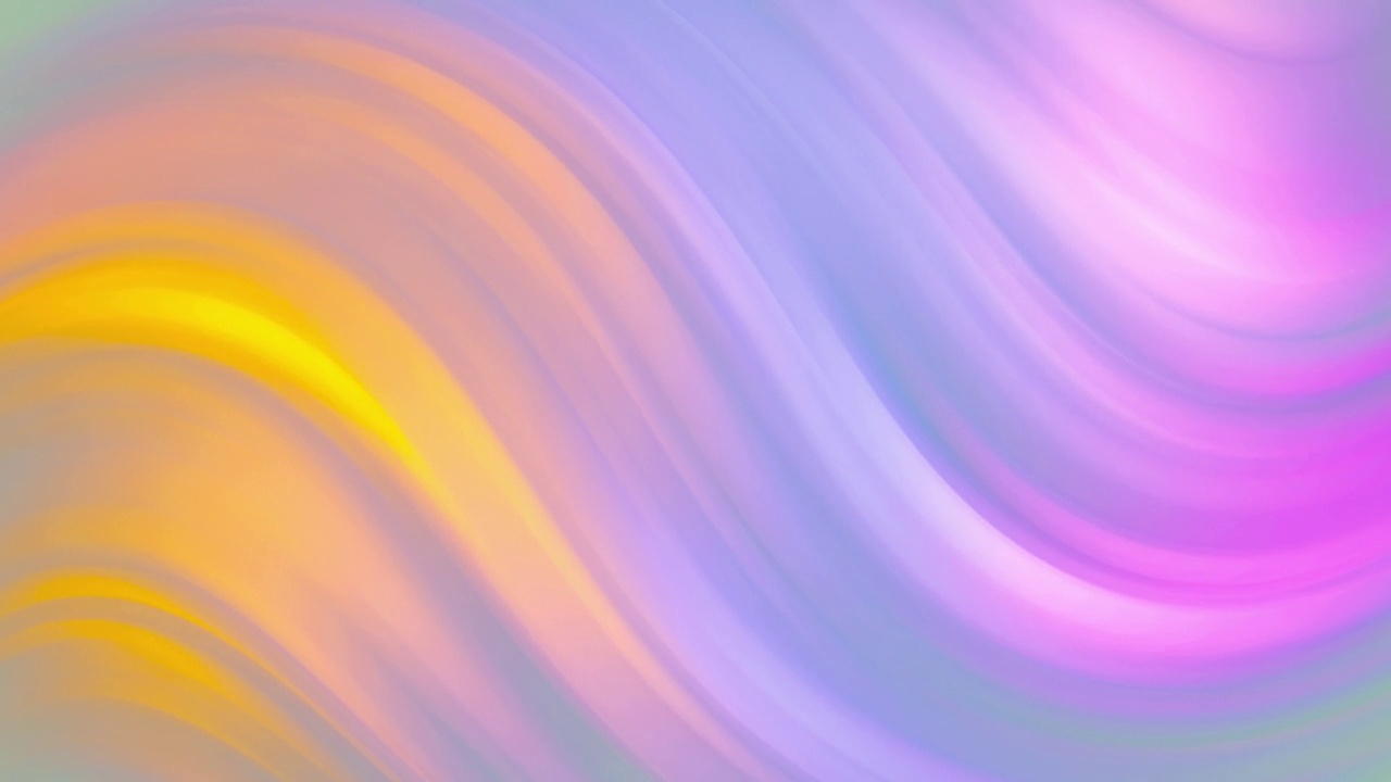 紫色带抽象软流体动画