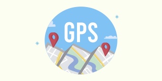 地图动画中的GPS定位针