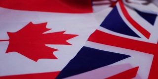 加拿大国旗与英国国旗