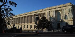 罗素参议院办公大楼在国会山-华盛顿特区