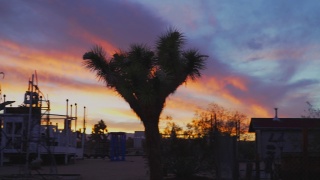 平移夕阳沙漠艺术装置