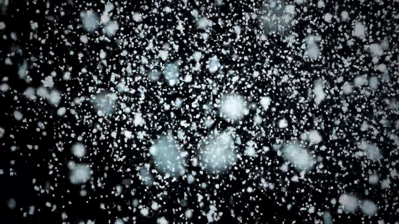 大雪。暴雪动画。天气条件。冬季背景。4 k