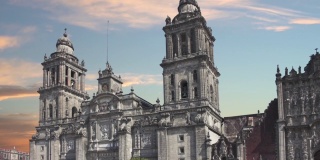 墨西哥城大教堂的美丽景色