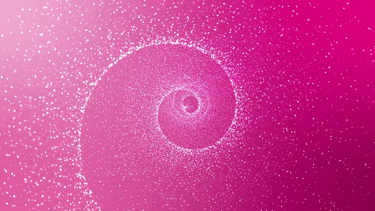 詳情圖-背景中螺旋狀的粉紅色漩渦與漂浮的粒子一起旋轉(zhuǎn)。
