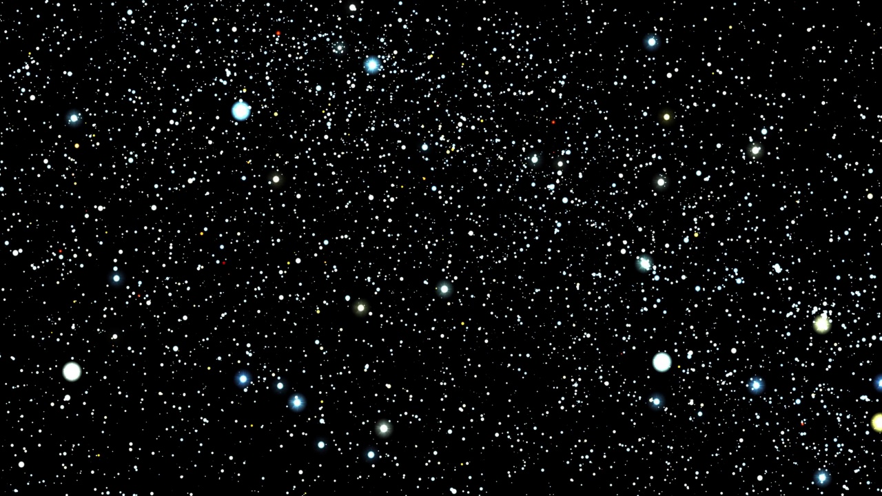 宇宙，银河，星空，星星闪烁，闪耀，飞翔，模糊，动画视频背景夜空星空，屏保与星星进行叠加，复制空间