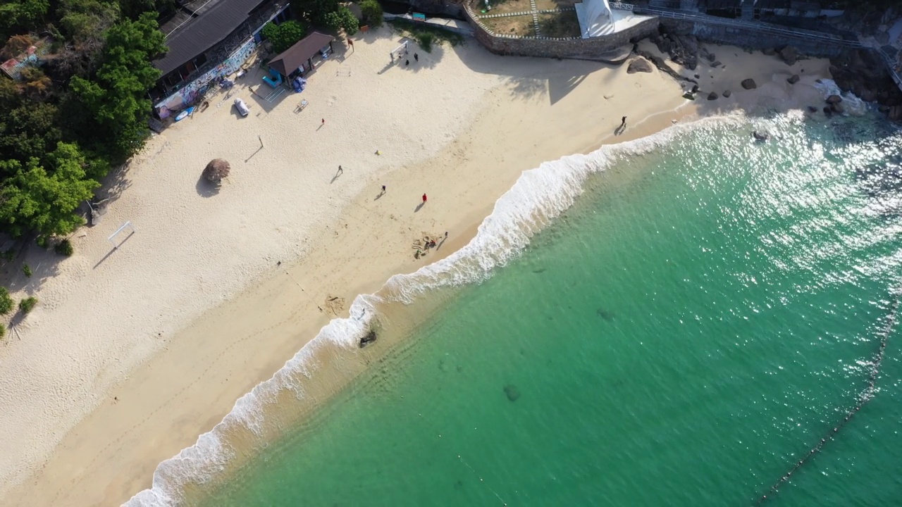 深圳大梅沙公园鸟瞰图