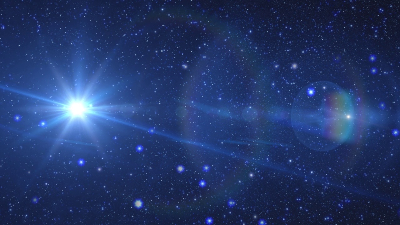 詳情圖-銀河之星和星空。3,d渲染。