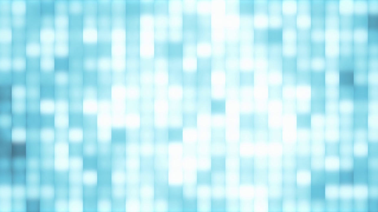 详情图-马赛克灯光显示模糊，彩色的方块，抽象像素网格背景，抽象蓝色方块蓝色背景。