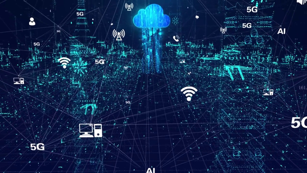 5g网络信号包罗万象，互联网技术全息城。