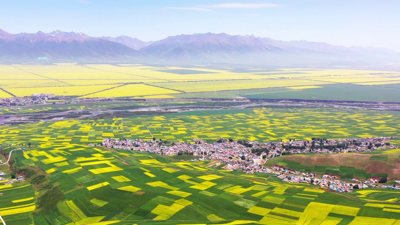 詳情圖-青藏高原農(nóng)田的美景
