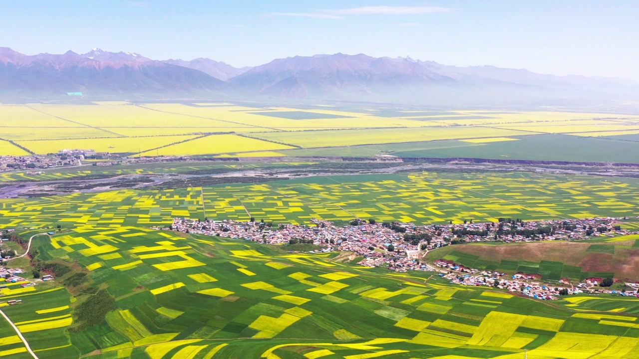 詳情圖-青藏高原農(nóng)田的美景