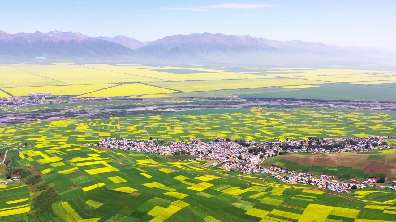 詳情圖-青藏高原農(nóng)田的美景
