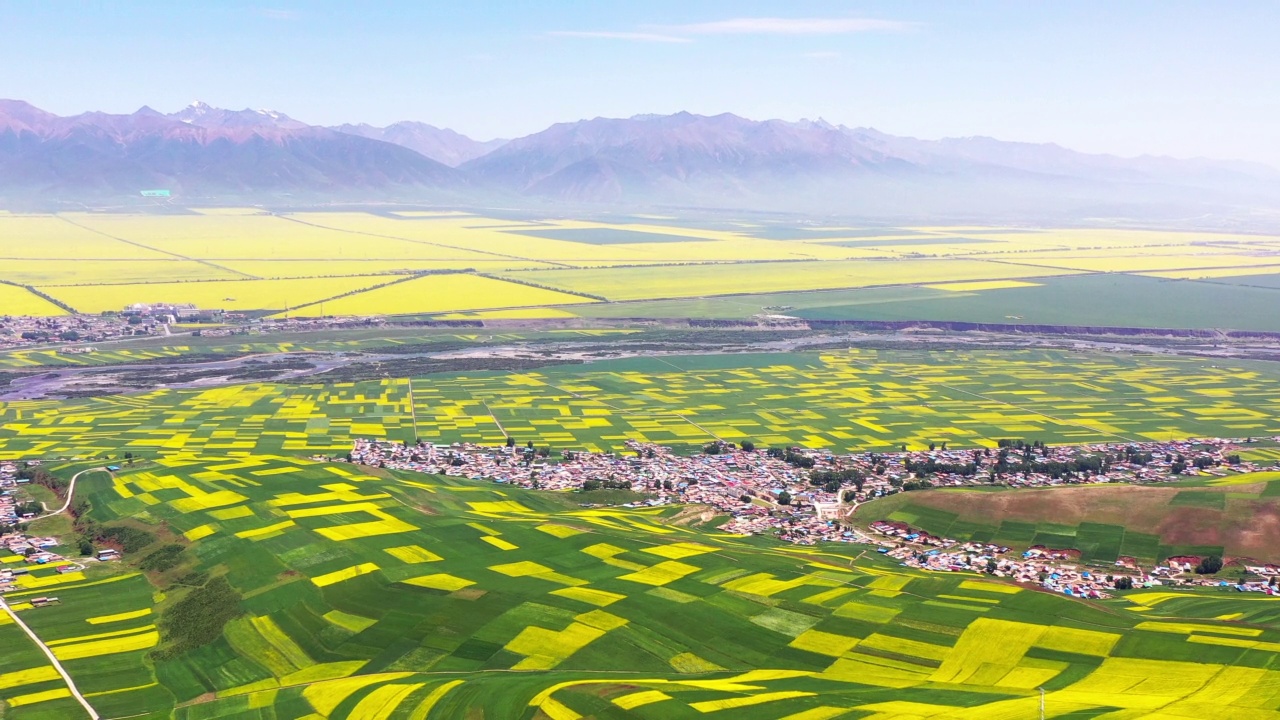 詳情圖-青藏高原農(nóng)田的美景