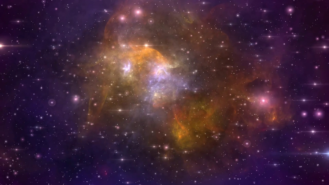 详情图-多色星系星场运动循环背景