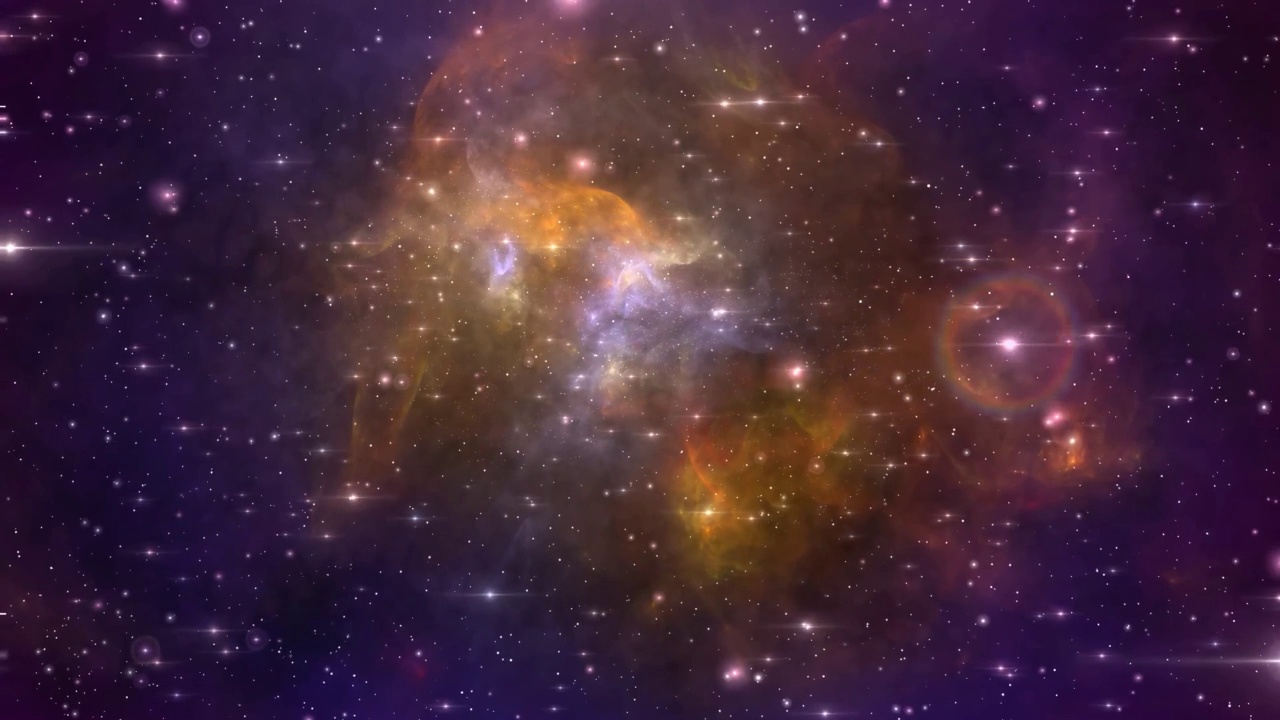 详情图-多色星系星场运动循环背景