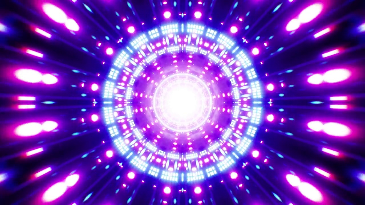 迷幻霓虹灯VJ循环