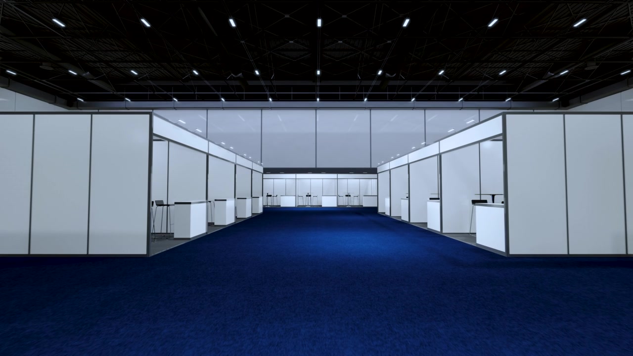 詳情圖-Motion,Exhibition代表實(shí)體模型和企業(yè)形象，展示設(shè)計(jì)?？盏恼古_(tái)設(shè)計(jì)。展廳零售攤位元素。設(shè)計(jì)貿(mào)易展?？瞻渍刮幌到y(tǒng)圖形資源。3d背景在線(xiàn)活動(dòng)，會(huì)議，現(xiàn)場(chǎng)。3,d渲染。