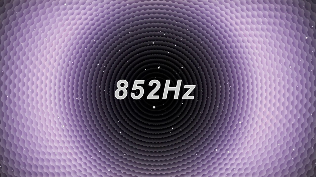 动画背景声波频率852赫兹