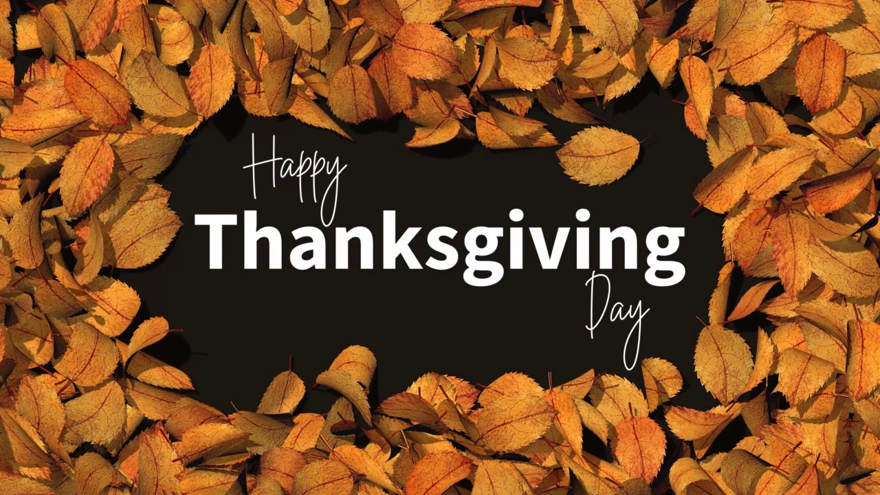 詳情圖-秋天的葉子揭示快樂的感恩節(jié)文本，葉子框架，秋天出售提供背景，光啞光選擇，3D渲染