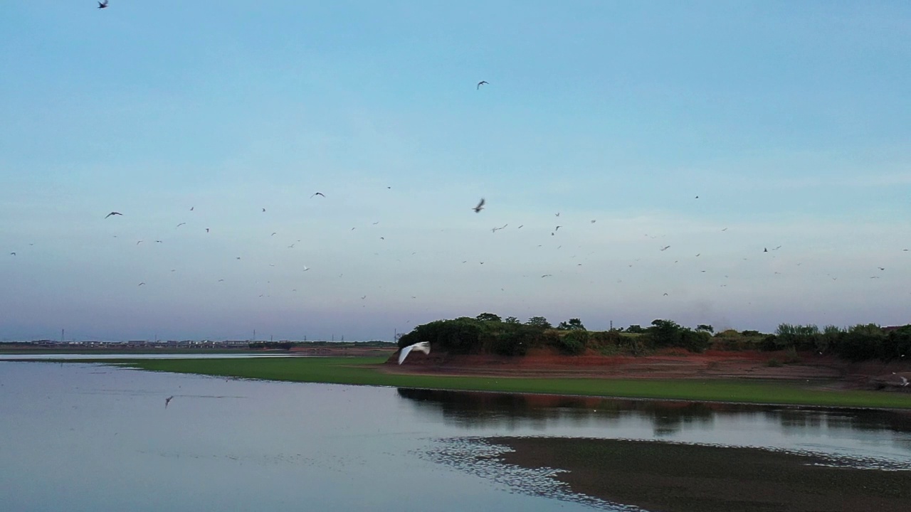 鄱阳湖景观，江西，中国