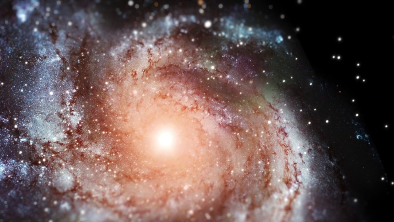詳情圖-恒星、行星和宇宙與星系、太陽系和外層空間星云或天文科學(xué)。在明亮的銀河中，黑暗的天堂和宇宙能量的幻想、光和占星之美