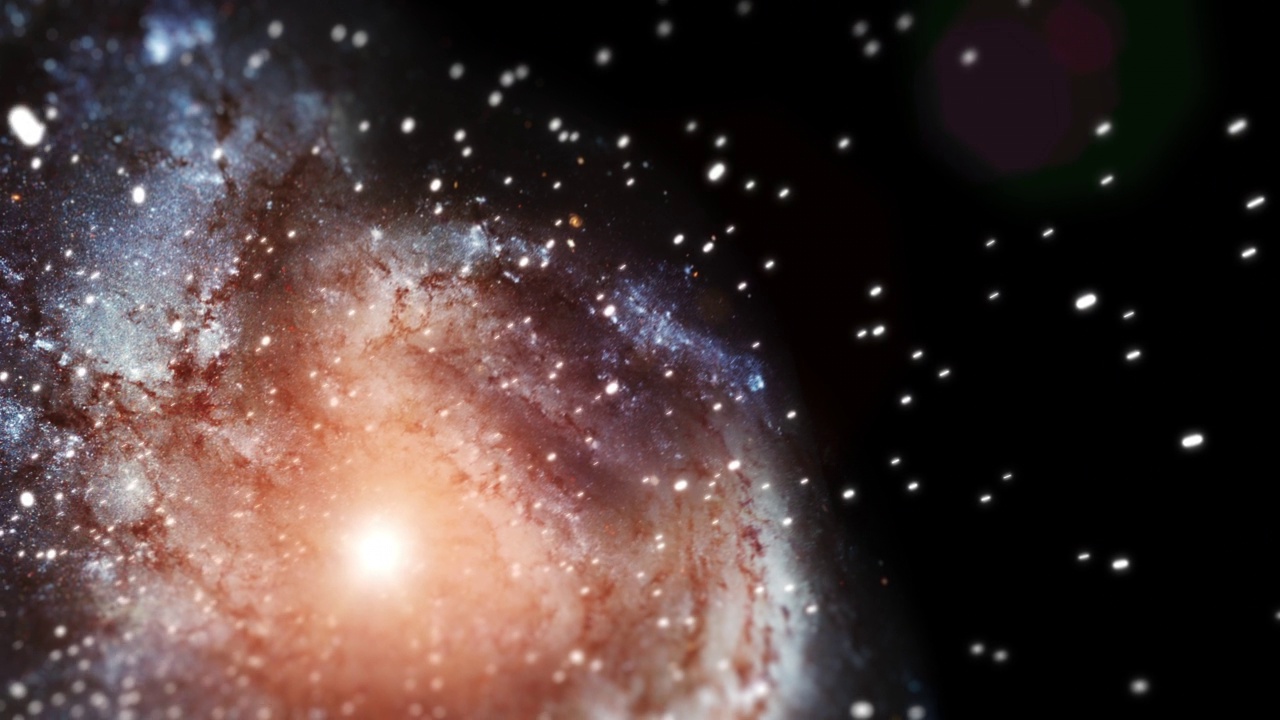 詳情圖-恒星、行星和宇宙與星系、太陽系和外層空間星云或天文科學(xué)。在明亮的銀河中，黑暗的天堂和宇宙能量的幻想、光和占星之美