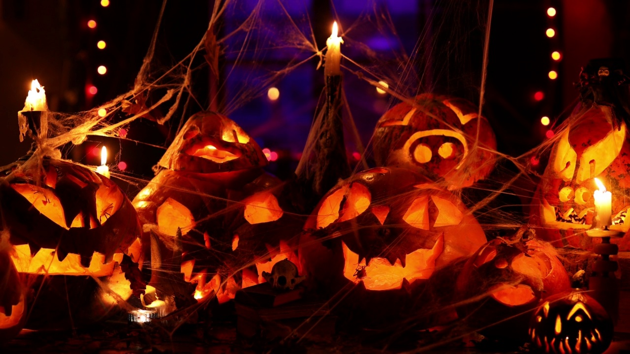 万圣节南瓜灯背景