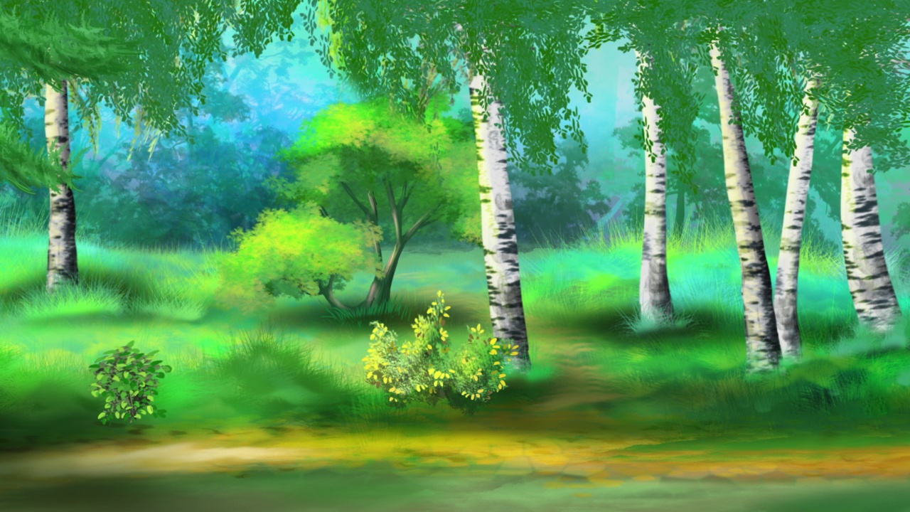 詳情圖-棕色小馬駒走在森林里
