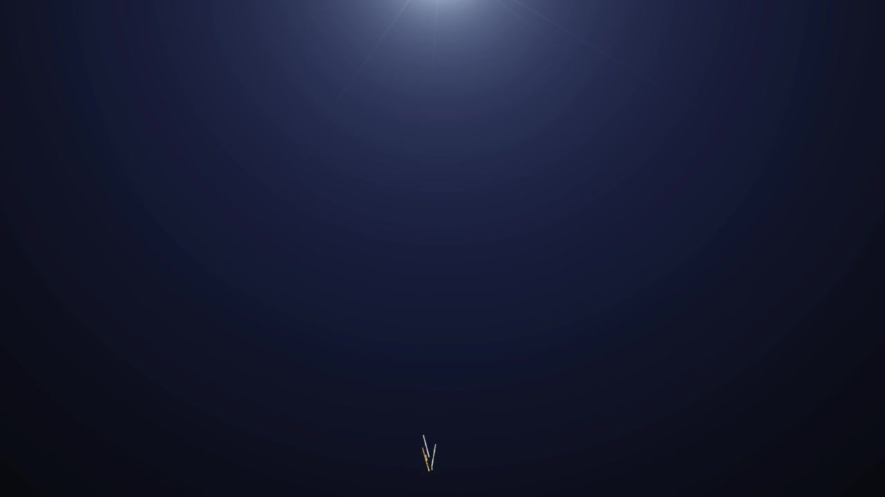 夜空中真正的烟火庆典。七彩烟花除夕快乐，婚礼和派对校准，在Alpha频道上的散景光，美丽的烟花在黑色背景