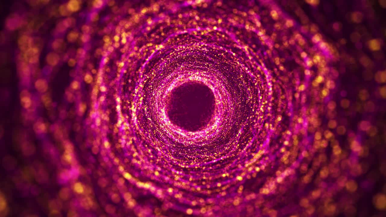 摘要粒子紫色环背景