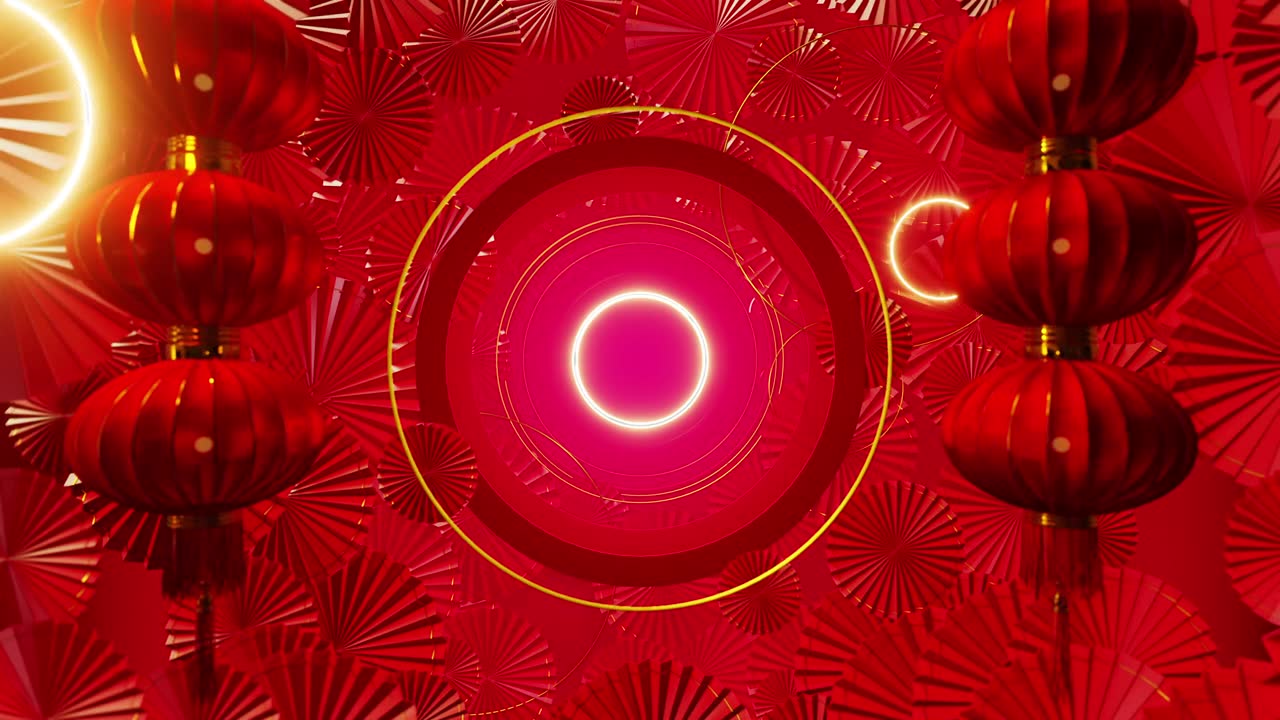 詳情圖-中國新年紙扇