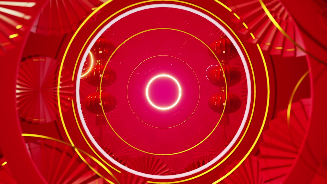 詳情圖-中國新年紙扇