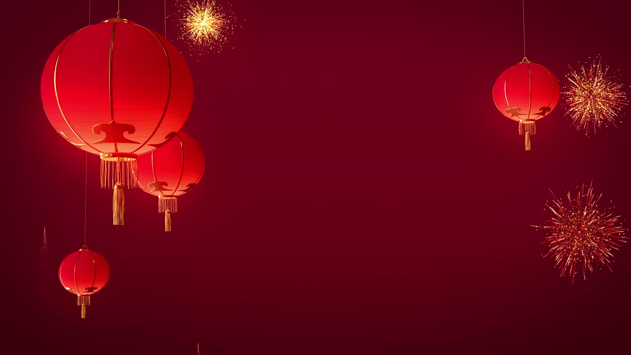 中国新年节日背景