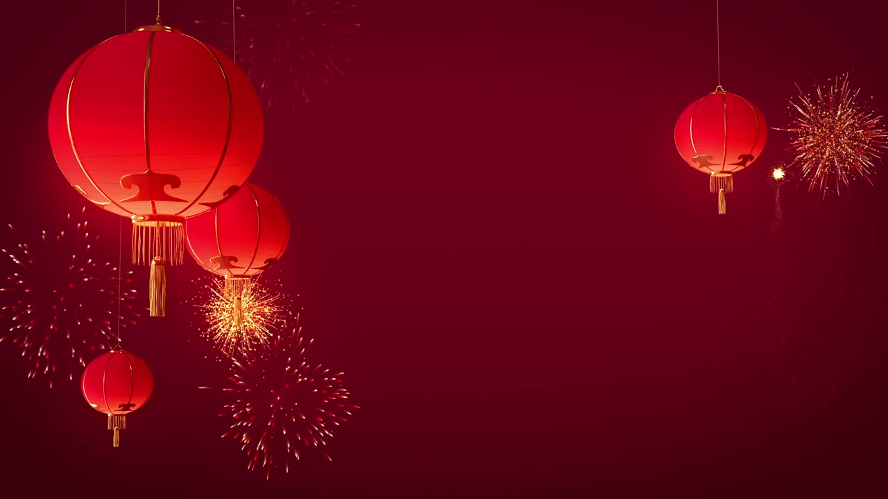 詳情圖-中國新年節(jié)日背景