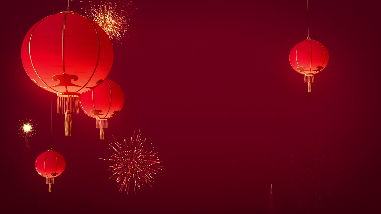 詳情圖-中國新年節(jié)日背景