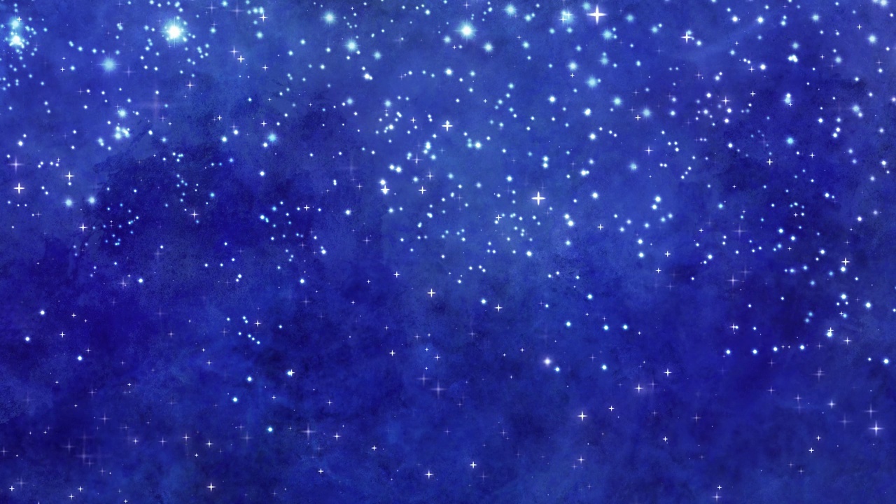 详情图-背景动画的夜空闪烁无声的星星