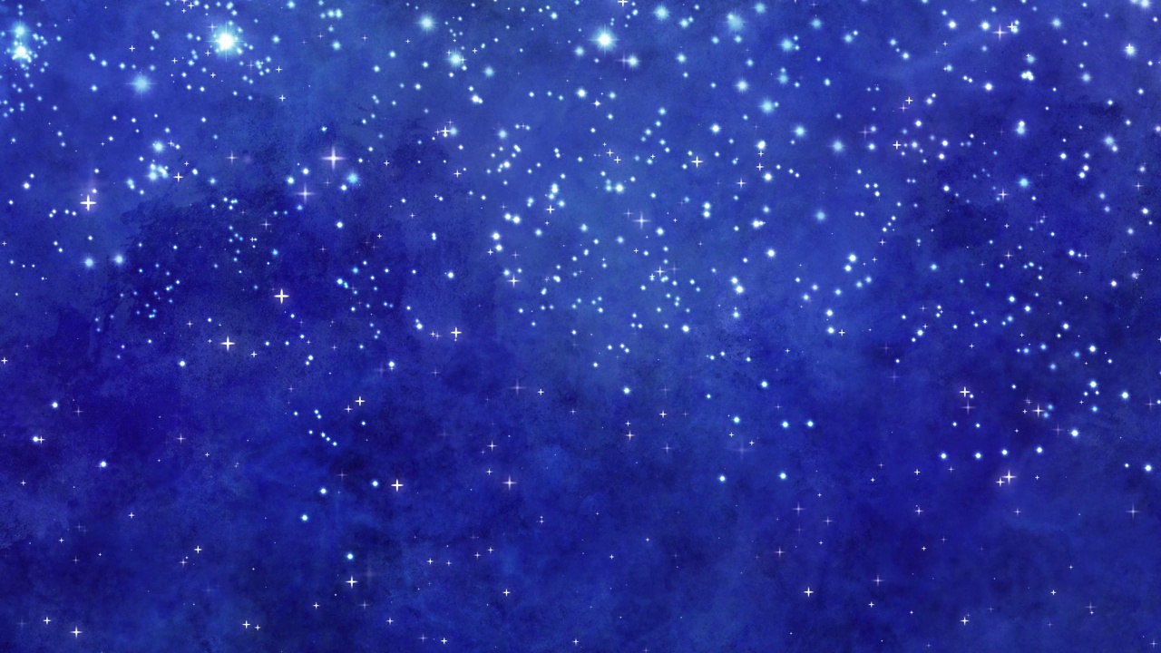 详情图-背景动画的夜空闪烁无声的星星