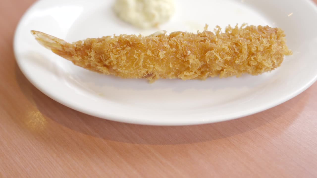镀panko虾菜