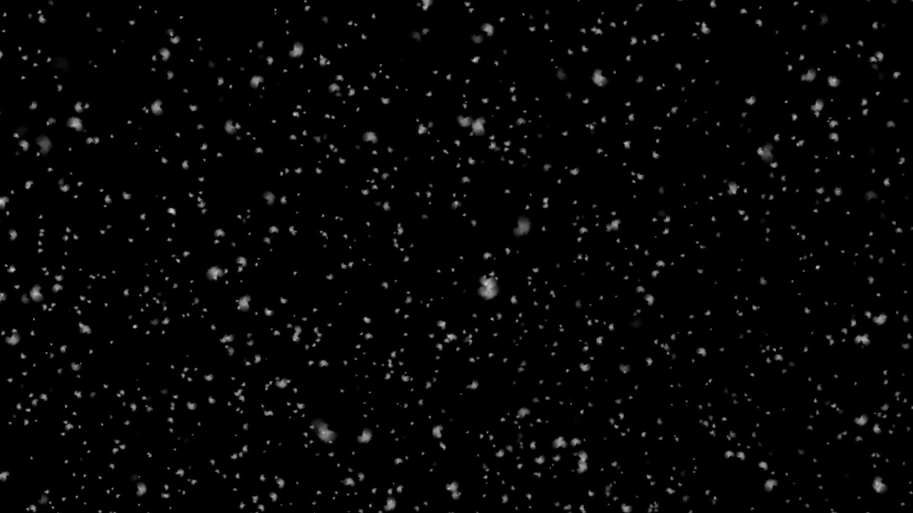详情图-真实的雪花飘落，alpha频道。透明背景。雪精灵