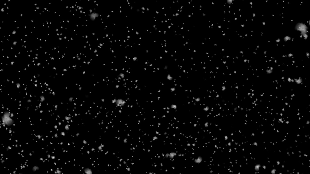 详情图-真实的雪花飘落，alpha频道。透明背景。雪精灵