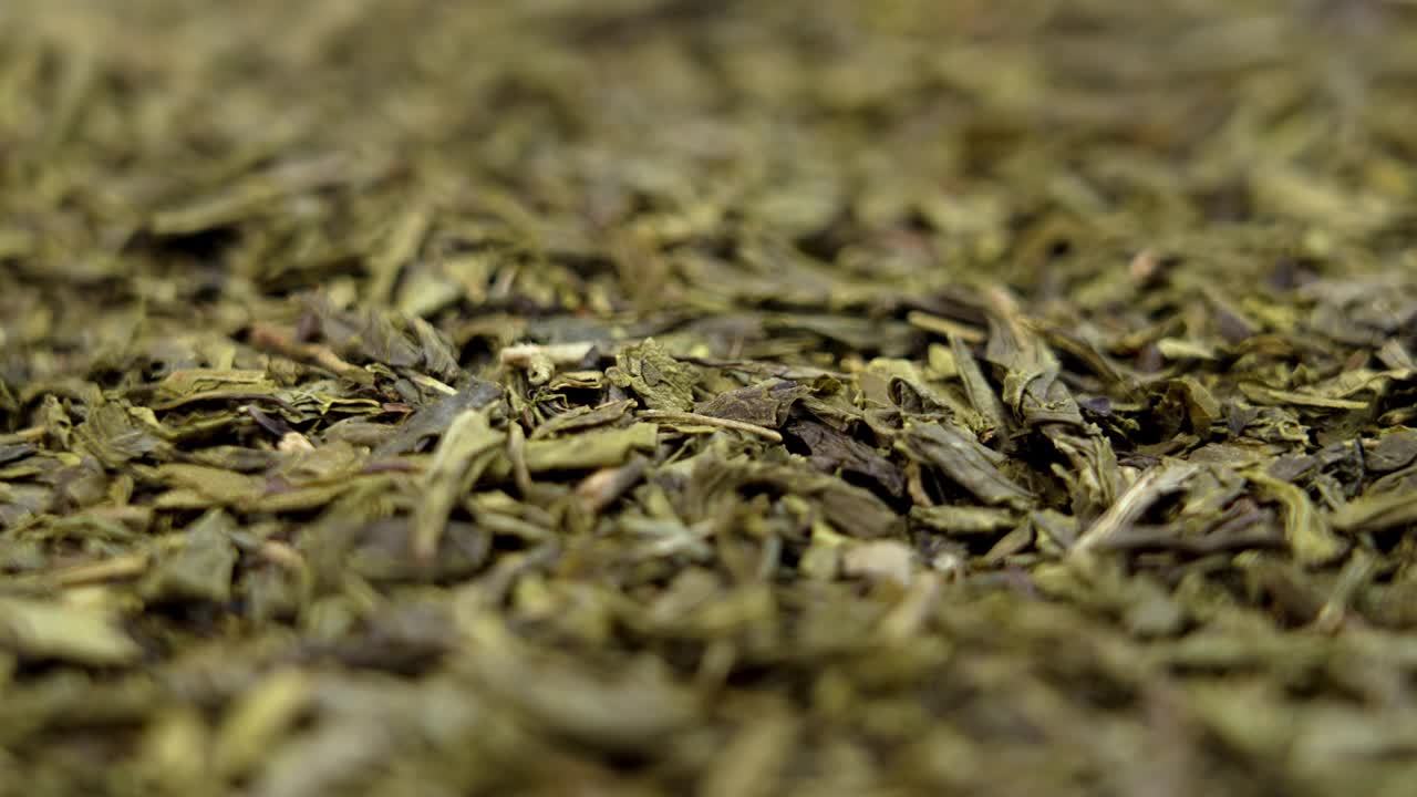 干煎茶绿茶叶子