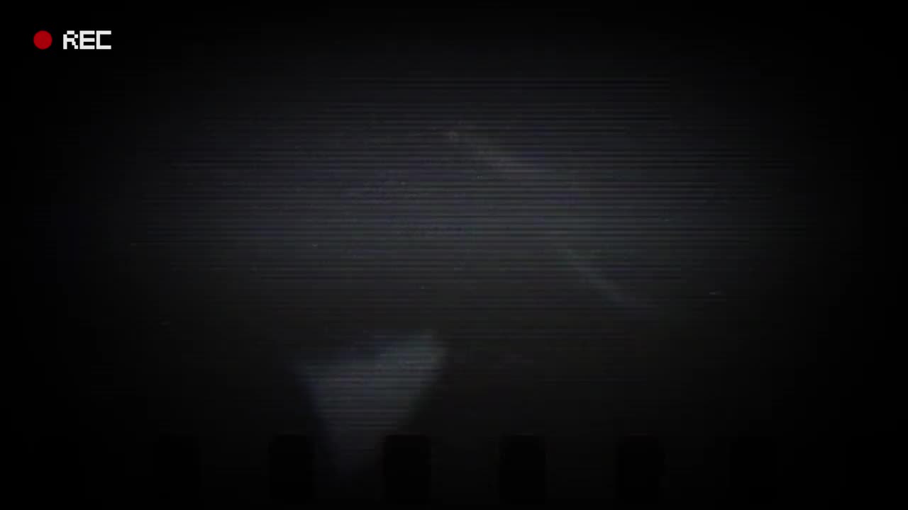 复古CCTV或VHS视频白噪声背景纹理与红色记录指示。复古水平扫描线与小插图边界。颓废的恐怖电影背景8k 16:9 3D渲染